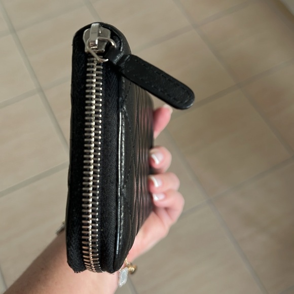 Chanel Quilted Leather Zip Wallet - Picture 2 of 6